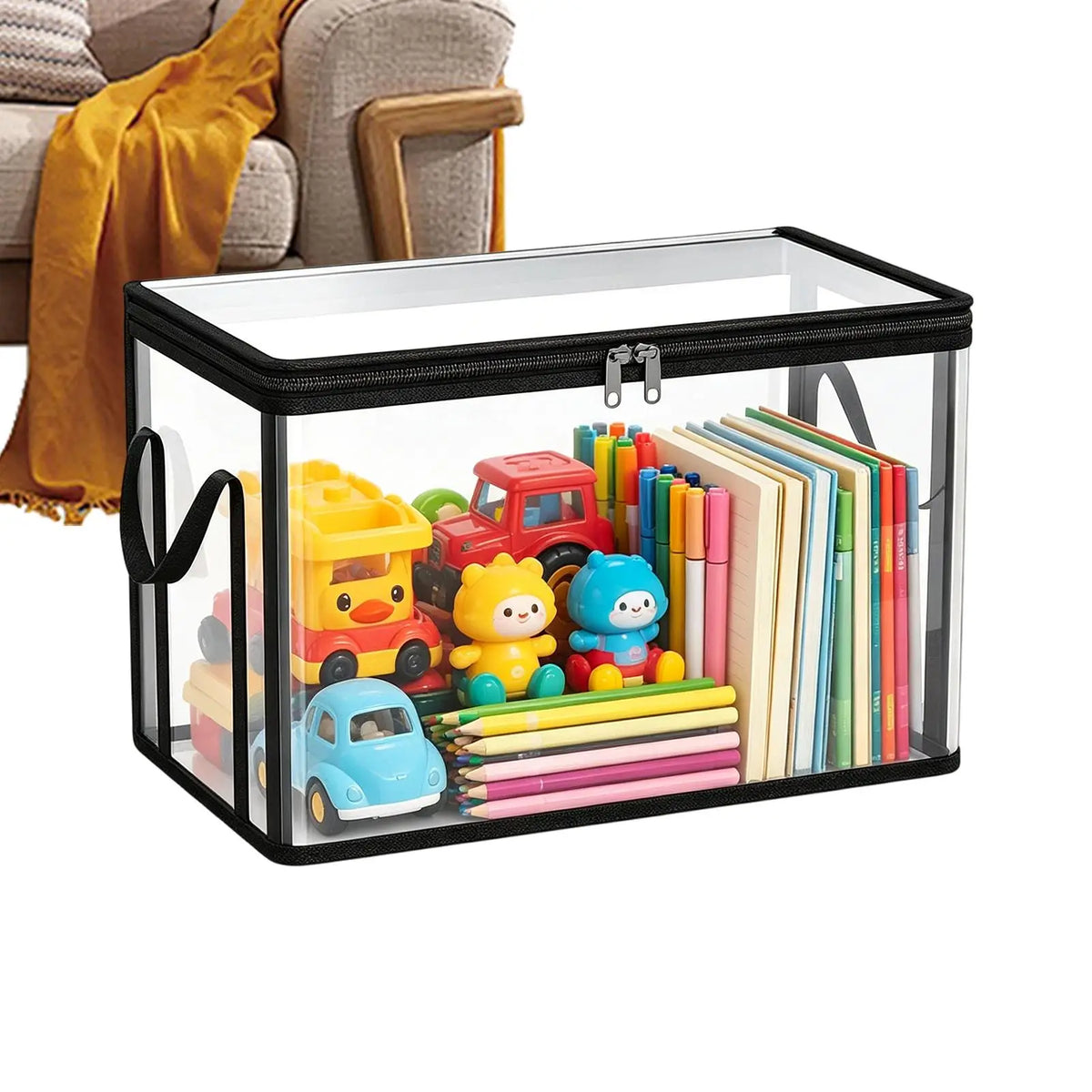 Boîte de Rangement Transparente Empilable