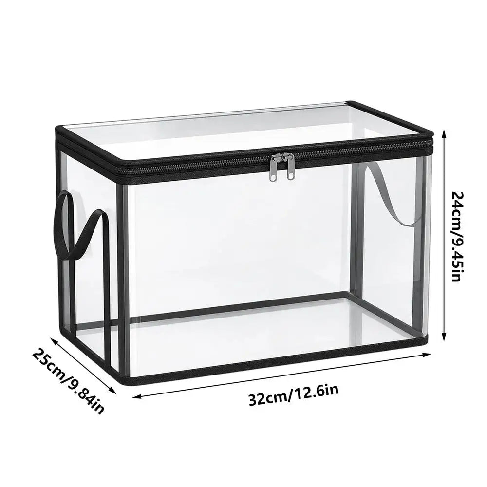 Boîte de Rangement Transparente Empilable