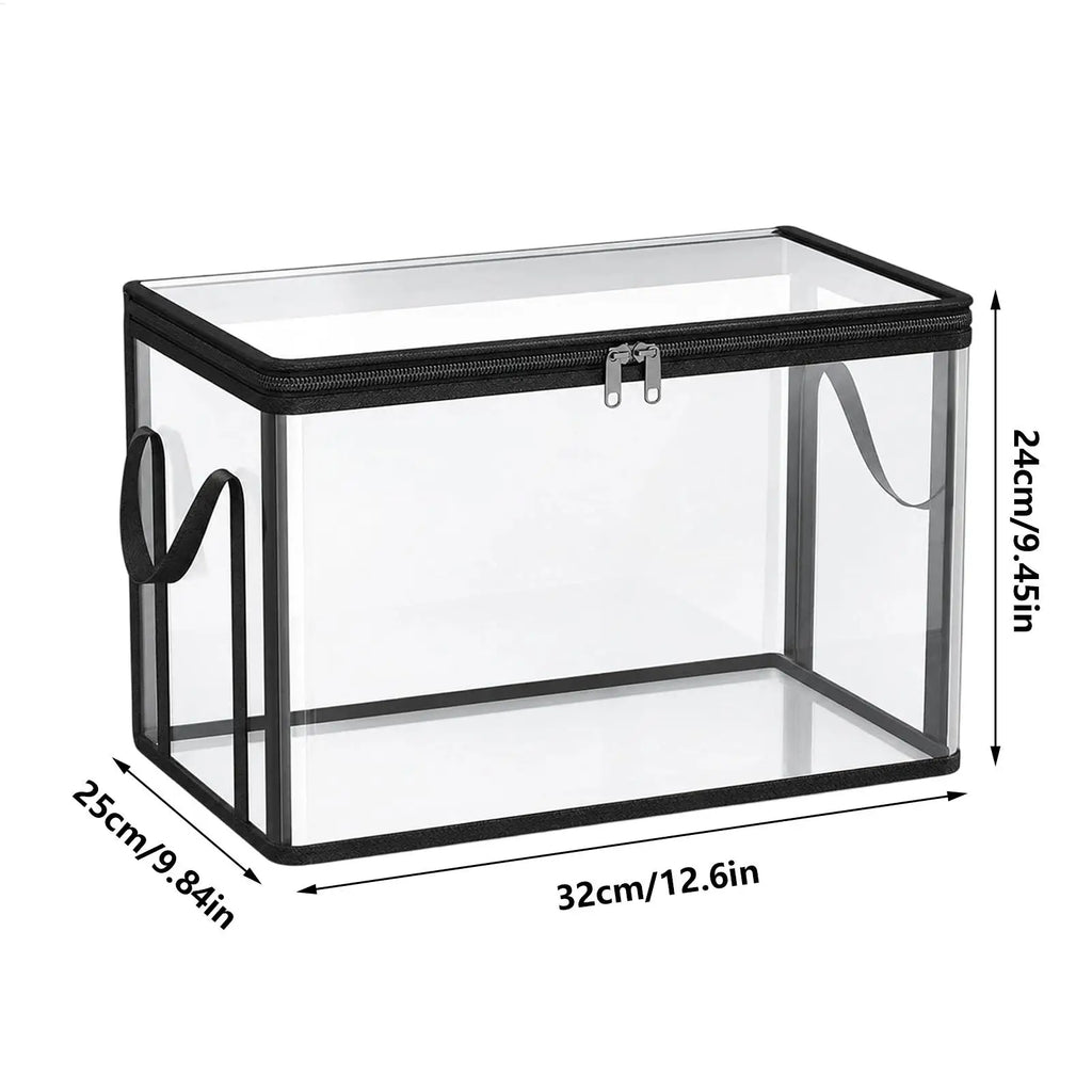 Boîte de Rangement Transparente Empilable
