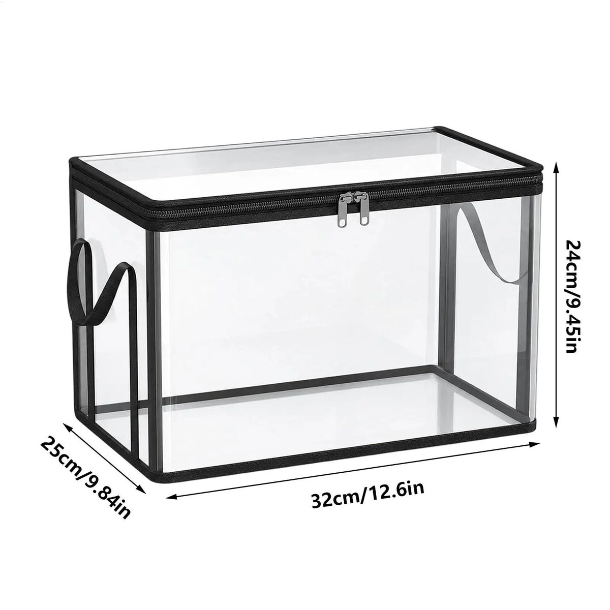 Boîte de Rangement Transparente Empilable