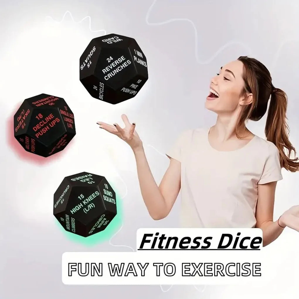 Dé Fitness 12 Faces – Exercices Aléatoires
