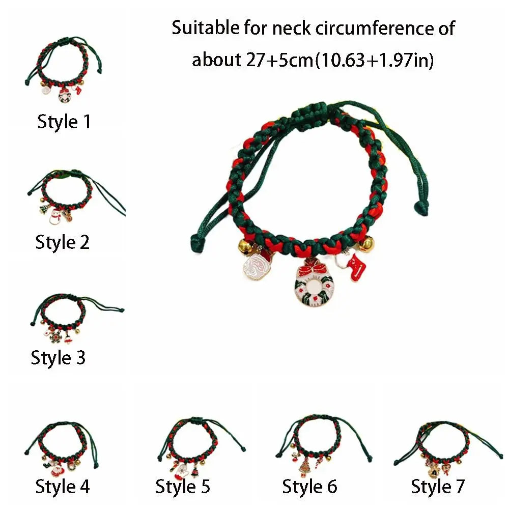 Collier de Noël Ajustable pour Animal
