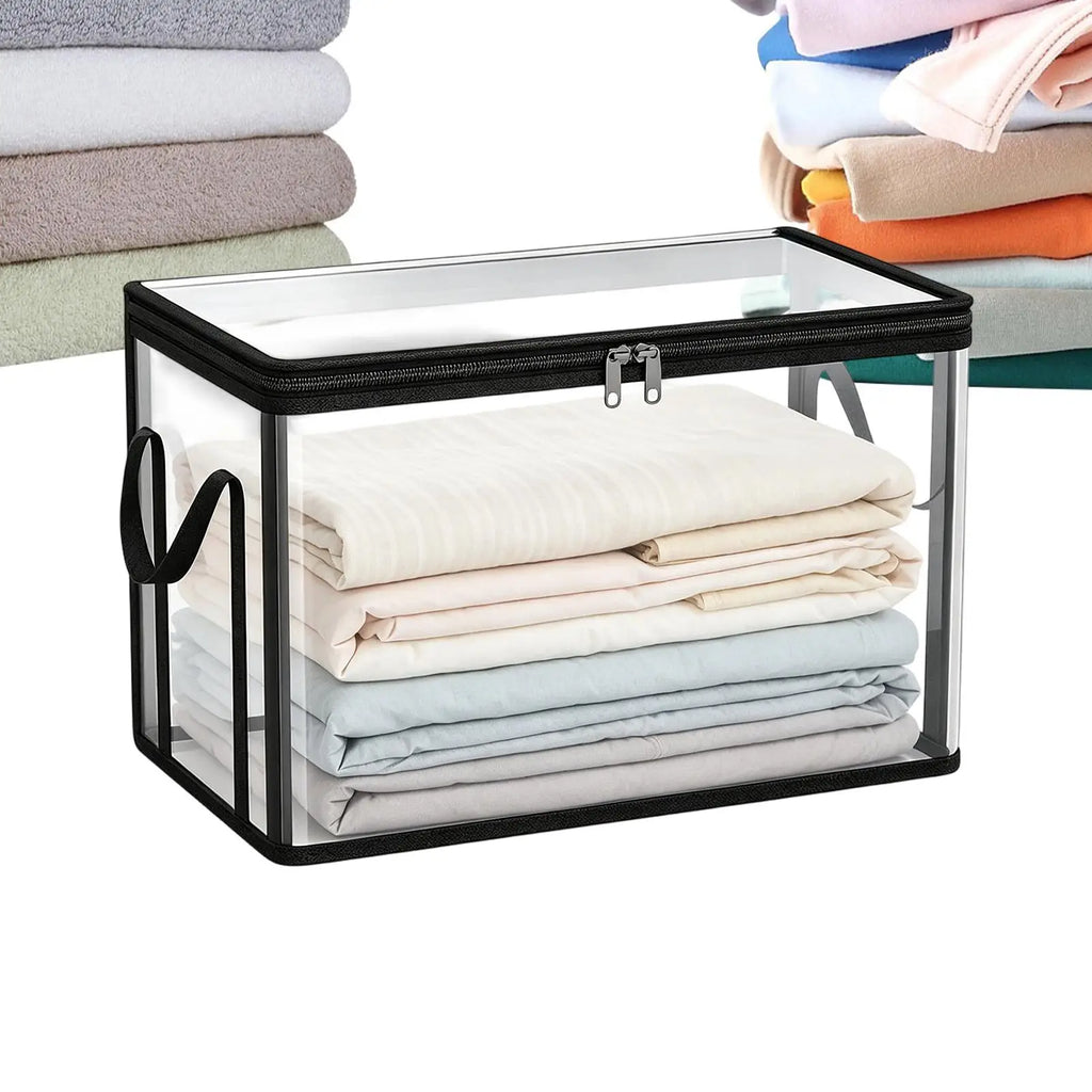 Boîte de Rangement Transparente Empilable